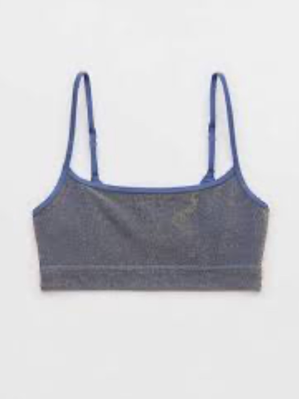 NWT AERIE SPARKLE STRAIGHT SCOOP BIKINI TOP - Picture 1 of 5